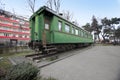 StalinÃ¢â¬â¢s personal train car in Gori town, Georgia Royalty Free Stock Photo